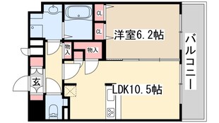 プレサンス三宮エレガンシアの物件間取画像